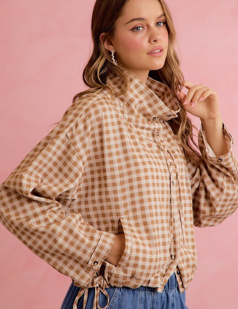 Runaround Printed Button Front Jacket - Westly
