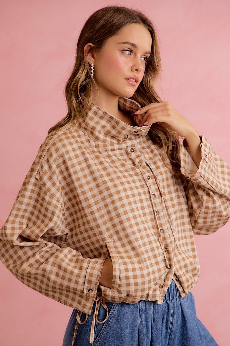 Runaround Printed Button Front Jacket - Westly