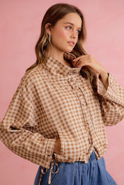 Runaround Printed Button Front Jacket - Westly