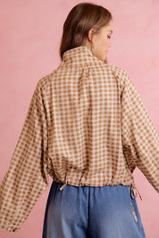 Runaround Printed Button Front Jacket - Westly