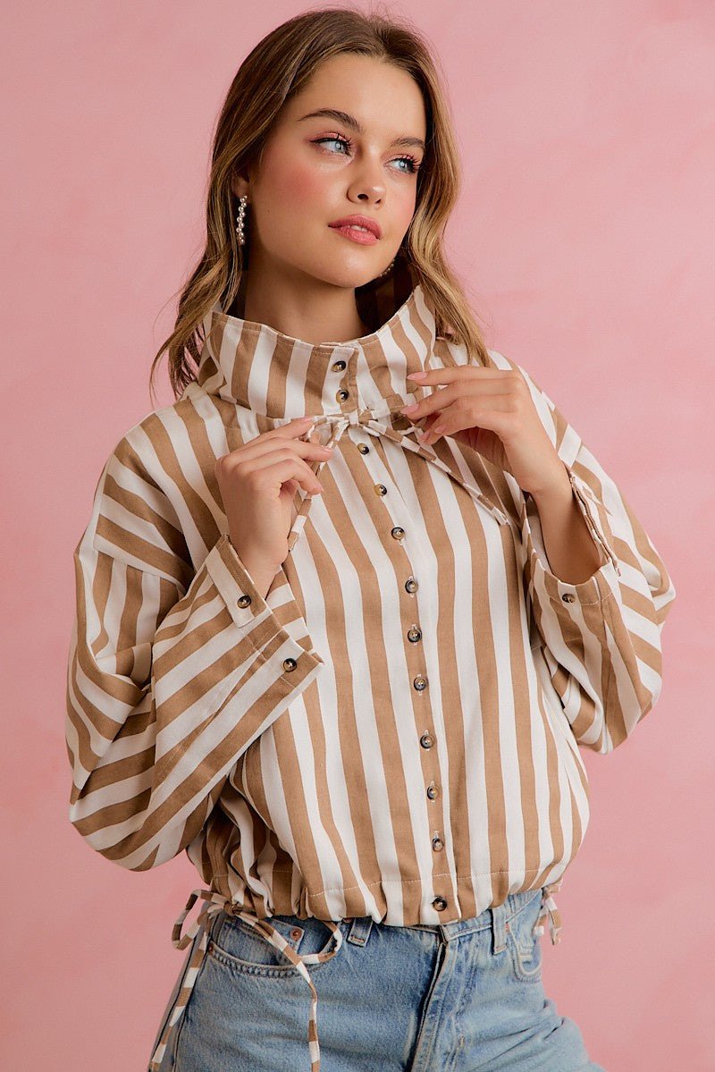 Runaround Printed Button Front Jacket - Westly