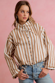 Runaround Printed Button Front Jacket - Westly