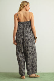 Sable Linen Blend Jumpsuit - Westly