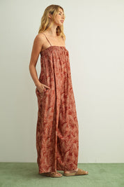 Sable Linen Blend Jumpsuit - Westly