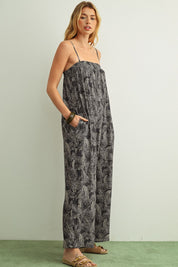 Sable Linen Blend Jumpsuit - Westly