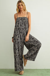 Sable Linen Blend Jumpsuit - Westly