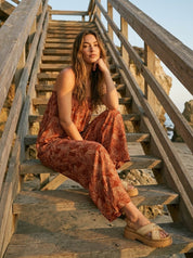 Sable Linen Blend Jumpsuit - Westly