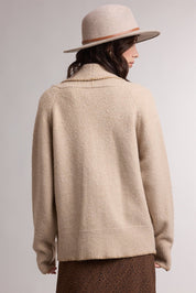 Saddle Lounge Shawl Collar Cardigan - Westly