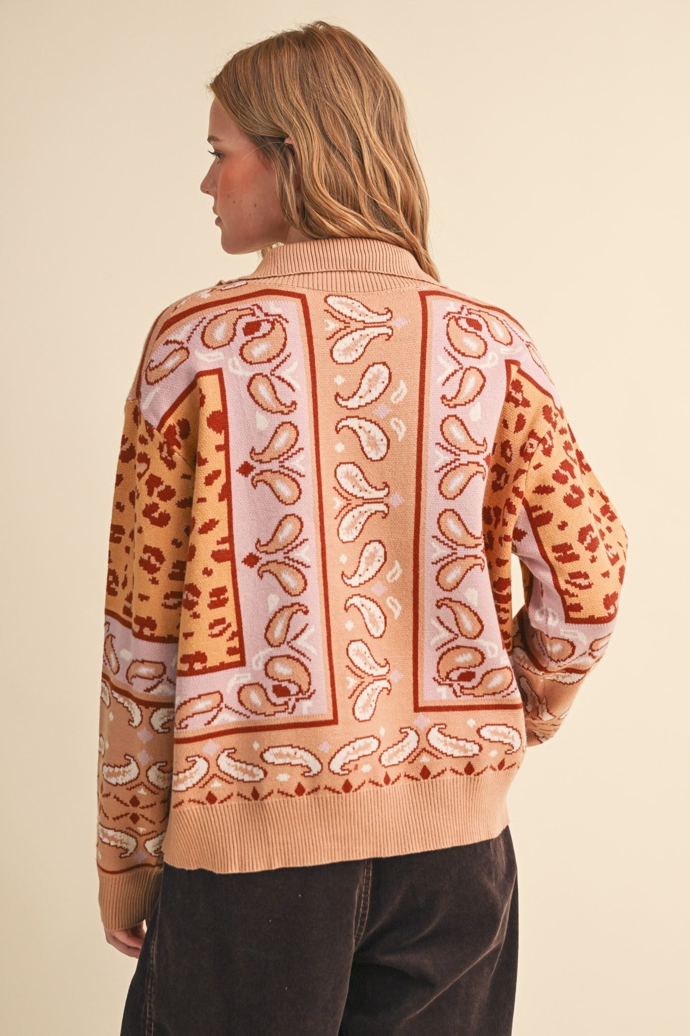 Saddle Ridge Half-Zip Mock-Neck Sweater - Westly