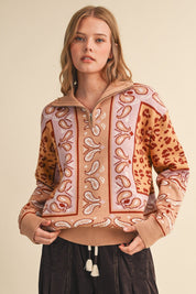 Saddle Ridge Half-Zip Mock-Neck Sweater - Westly