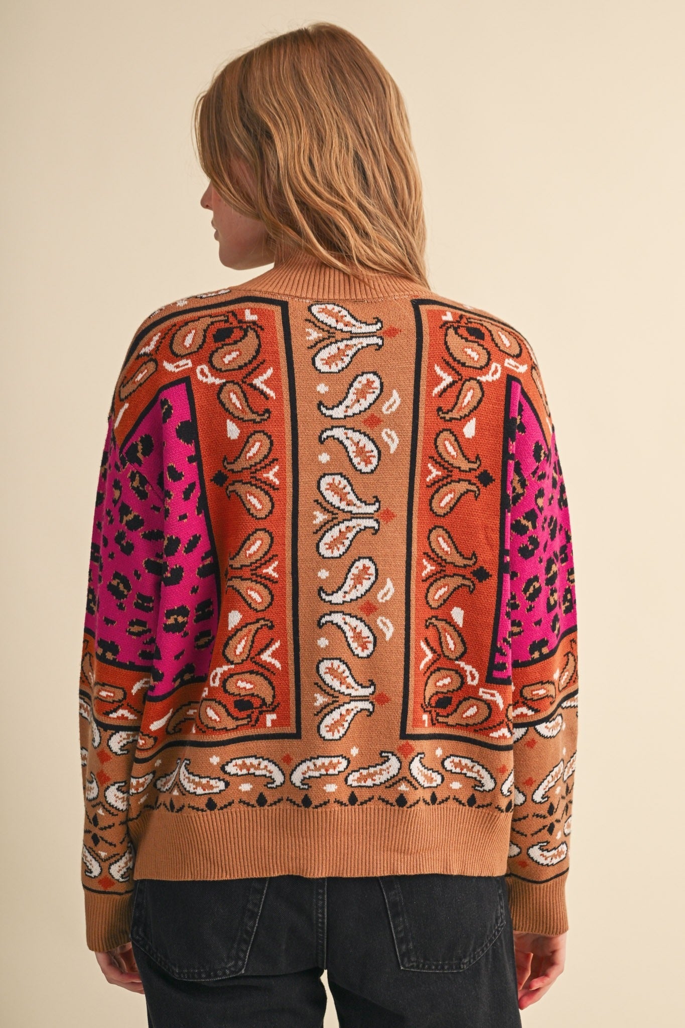 Saddle Ridge Half-Zip Mock-Neck Sweater - Westly