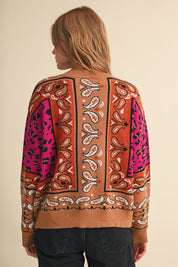 Saddle Ridge Half-Zip Mock-Neck Sweater - Westly