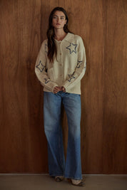 Saddle Stitch Star Cardigan - Westly