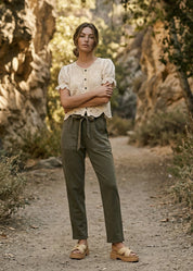 Sage Cinch Waste Joggers - Westly