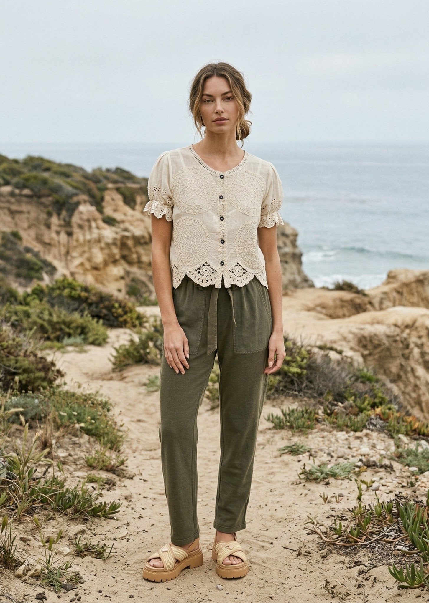 Sage Cinch Waste Joggers - Westly