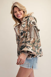 Sagebrush Terry Camo Zip - Up Hoodie - Westly