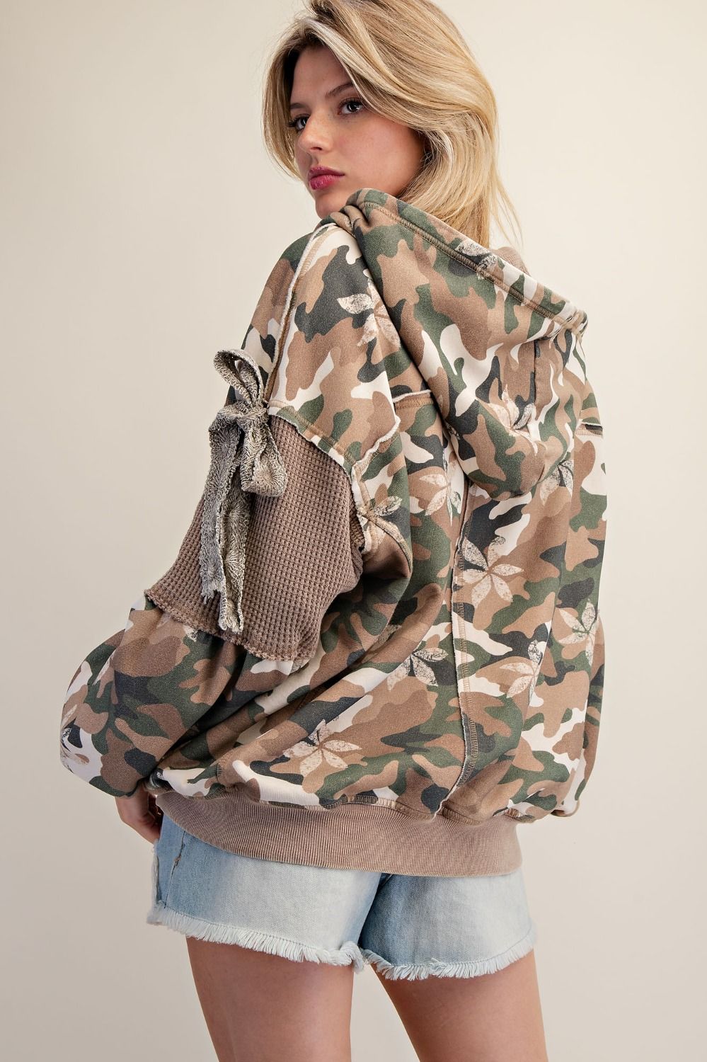 Sagebrush Terry Camo Zip - Up Hoodie - Westly