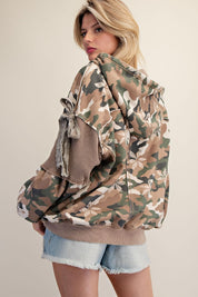 Sagebrush Terry Camo Zip - Up Hoodie - Westly