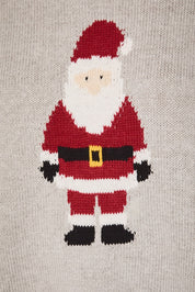 Saint Nick Rolled Mock Neck Sweater in Heather Grey, product photo 4