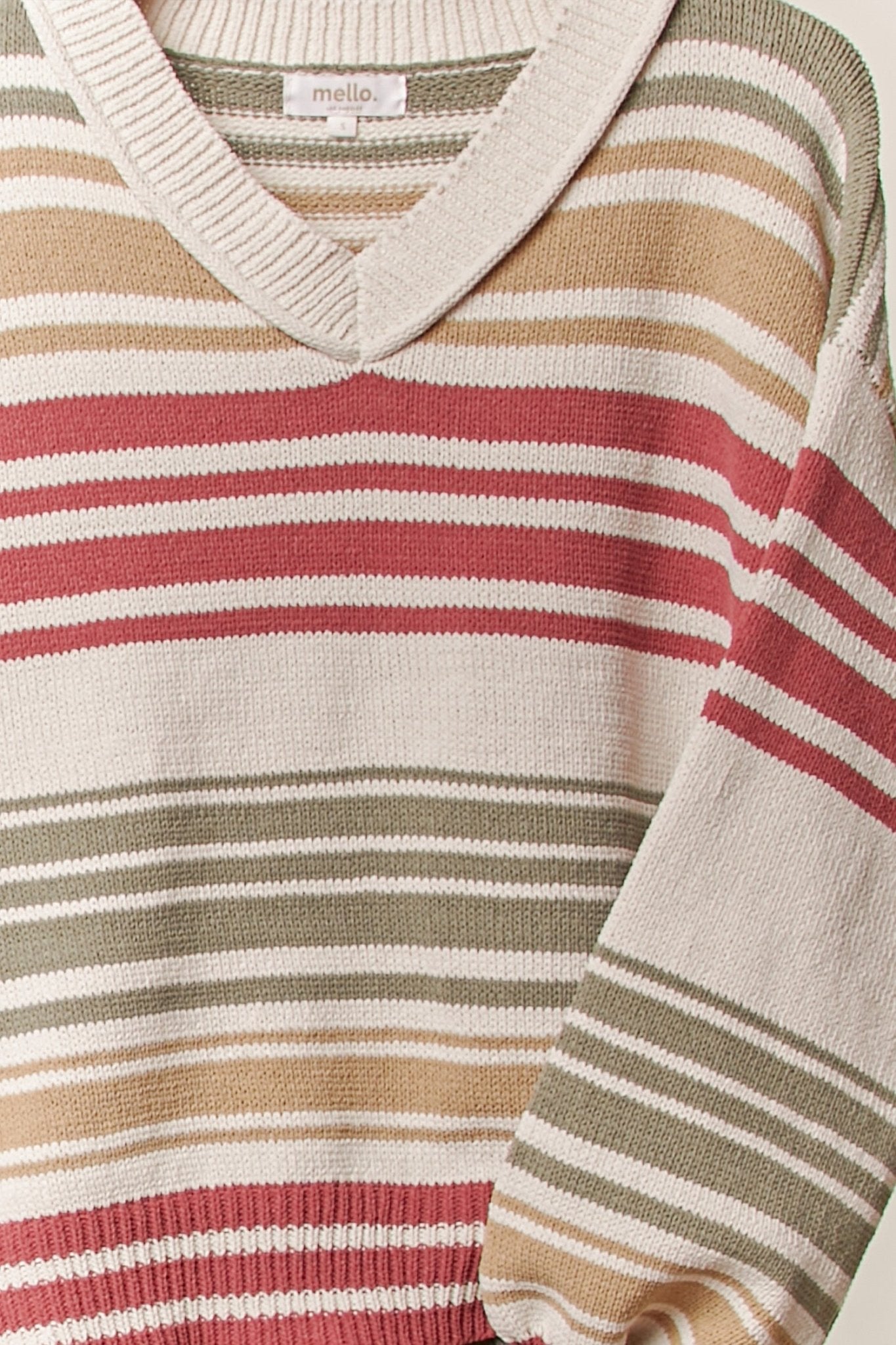 Sandbar Multi Stripe Color Knit Sweater - Westly