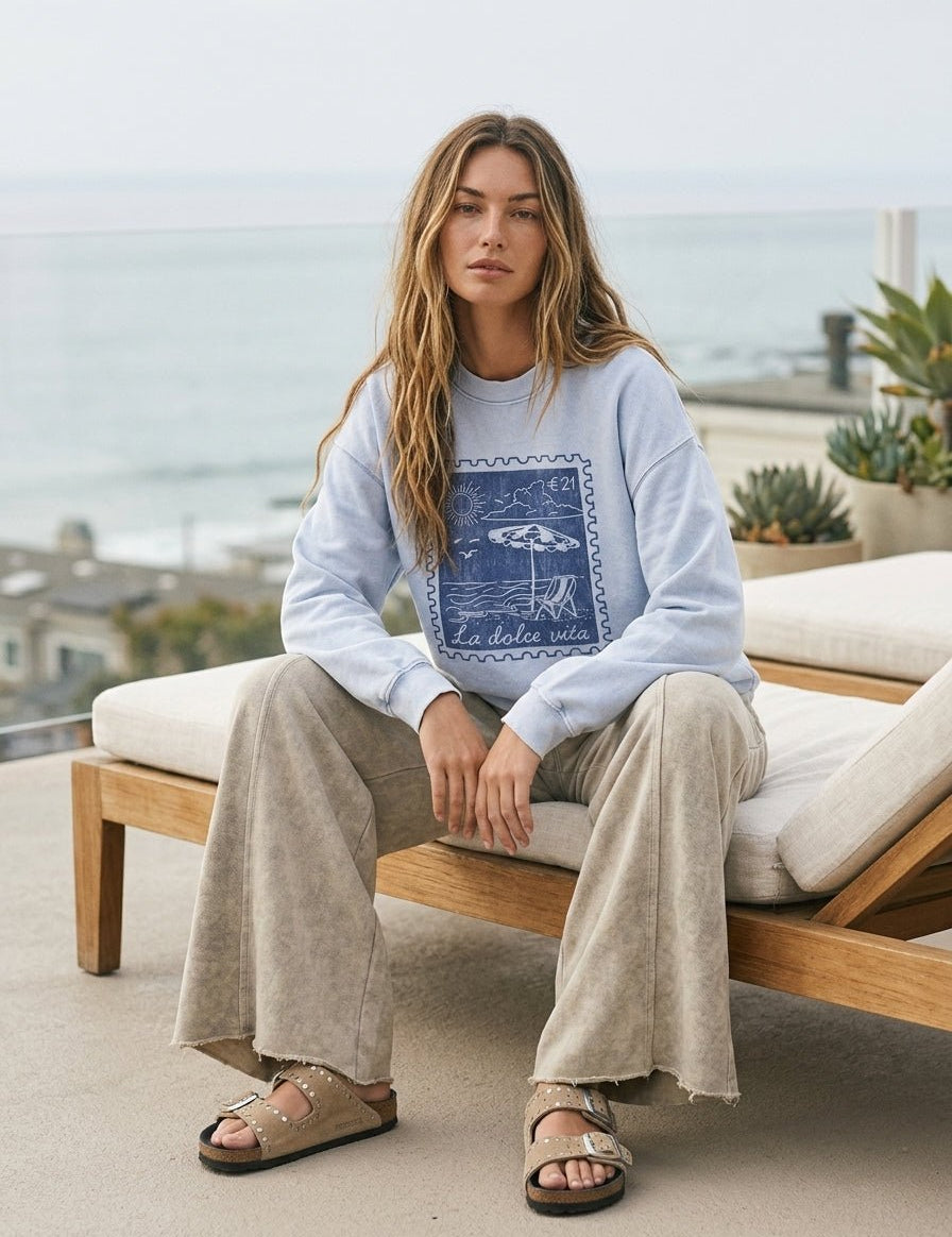 Sandstone Palazzo Pants - Westly