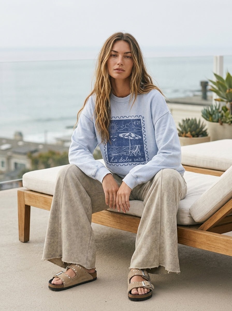 Sandstone Palazzo Pants - Westly