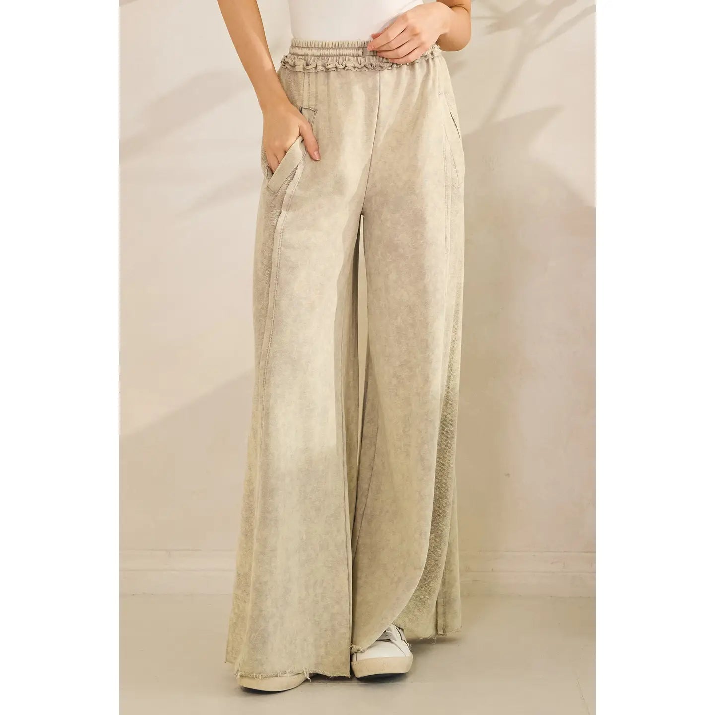 Sandstone Palazzo Pants - Westly