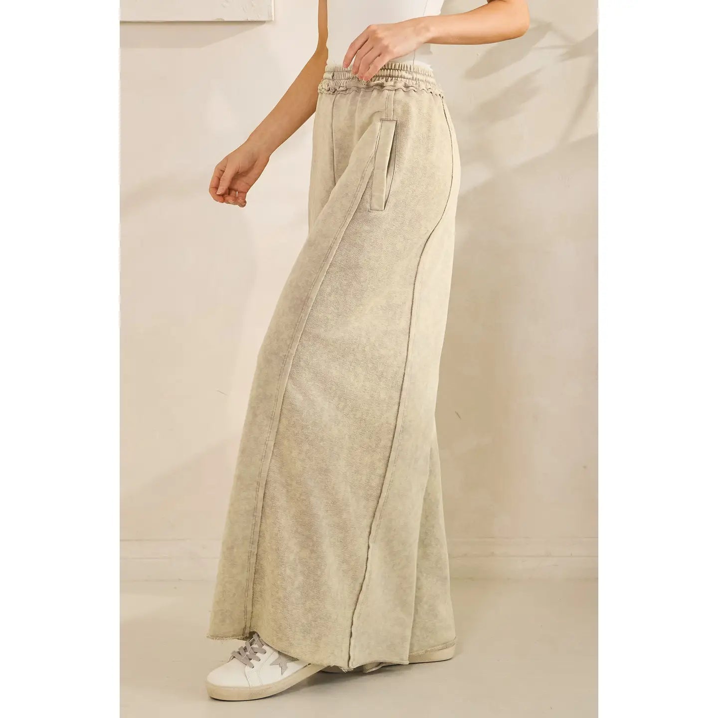 Sandstone Palazzo Pants - Westly