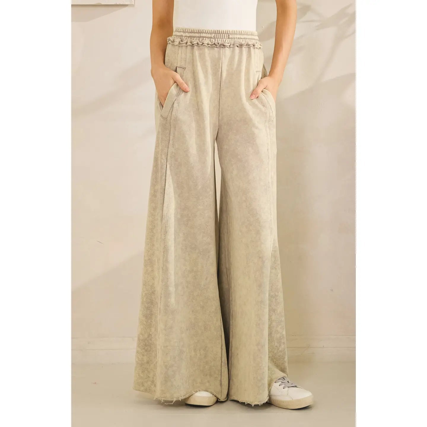 Sandstone Palazzo Pants - Westly