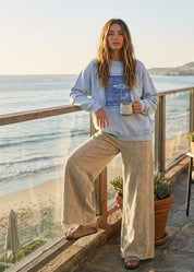 Sandstone Palazzo Pants - Westly