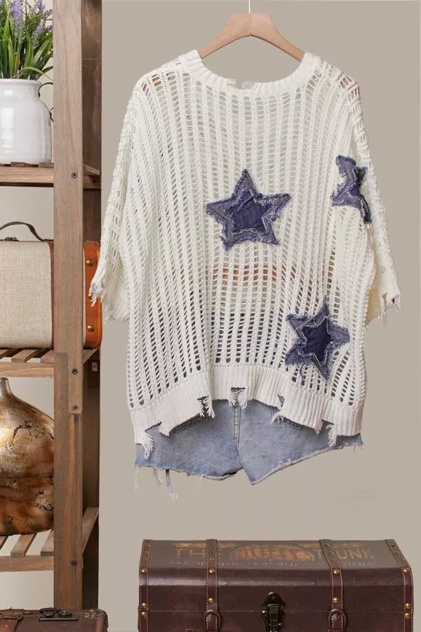 Savannah Star Knit Pullover - Westly