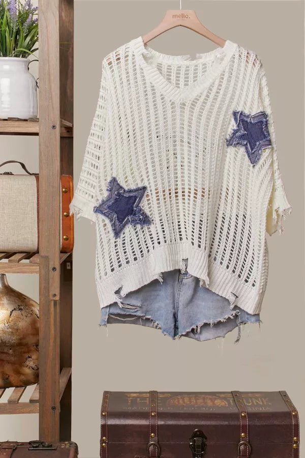Savannah Star Knit Pullover - Westly