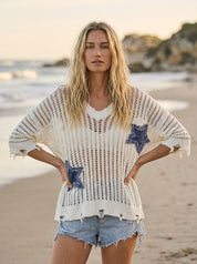 Savannah Star Knit Pullover - Westly