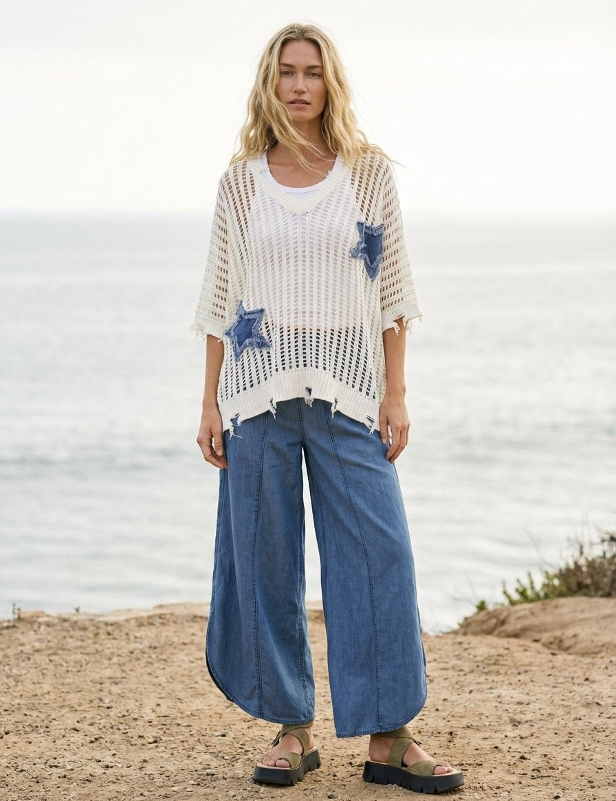 Savannah Star Knit Pullover - Westly