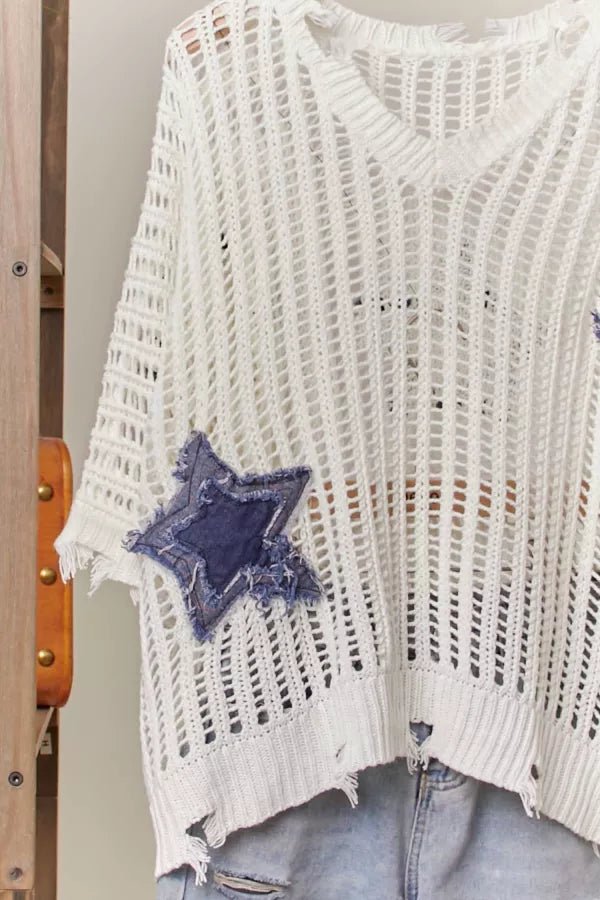 Savannah Star Knit Pullover - Westly