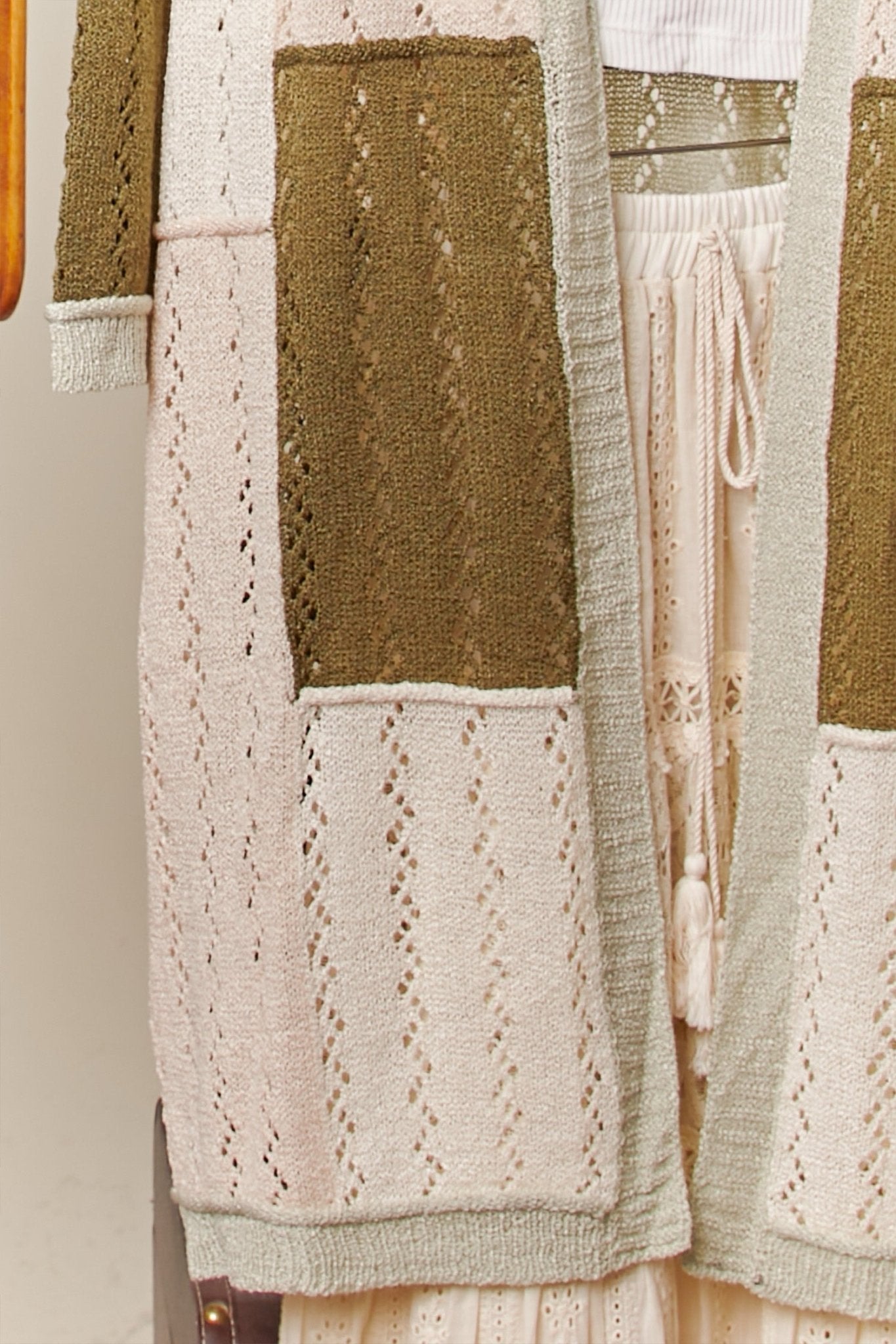 Sea Cliff Color Block Patch Cardigan - Westly