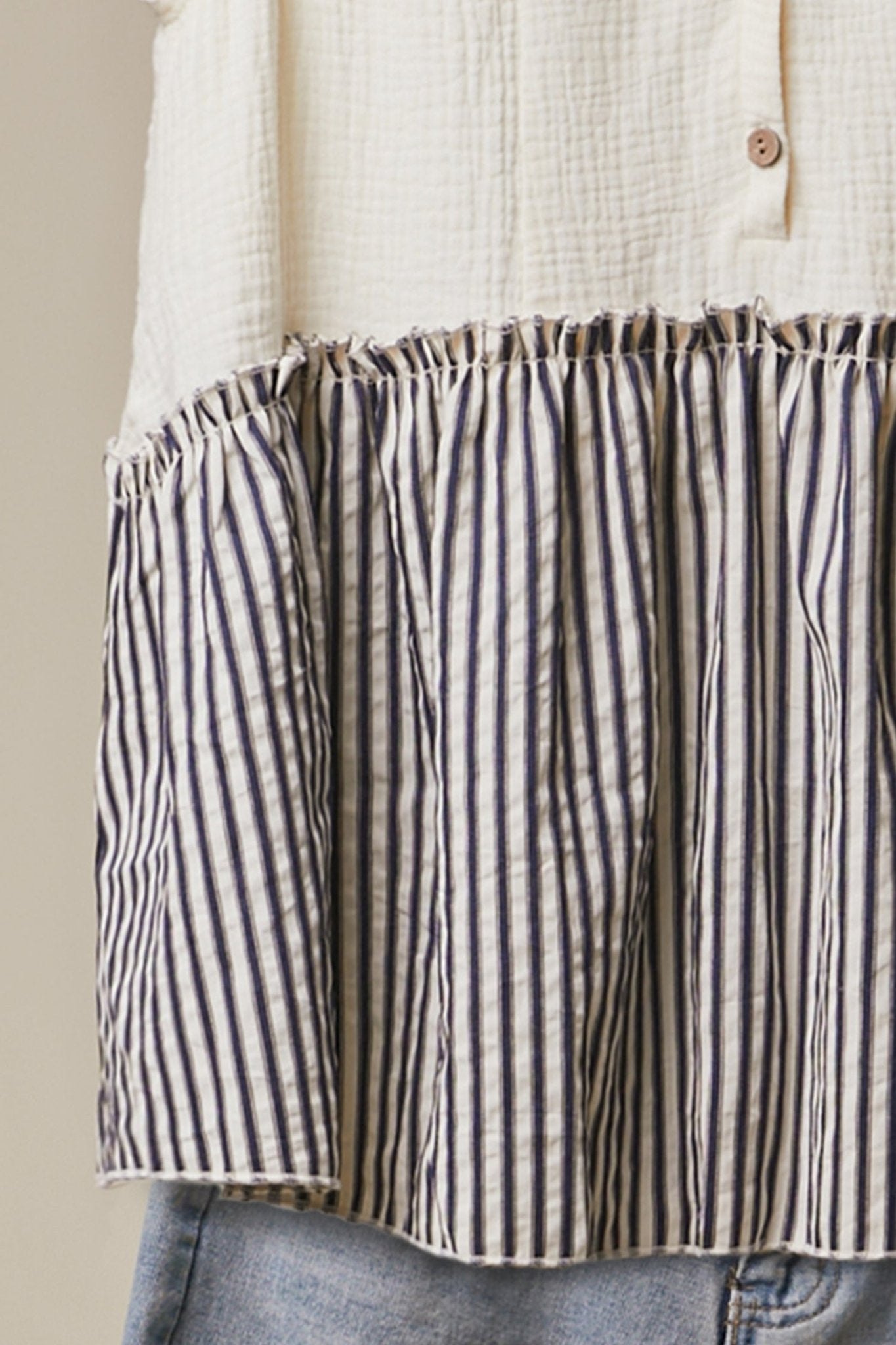 Seabrook Striped Tiered Sleeveless Top - Westly