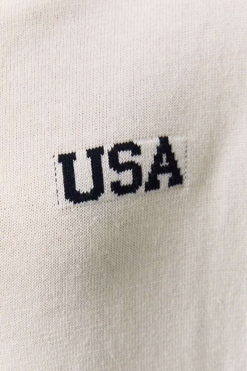 Seabrook USA Half Zip Sweater in White - product photo 8