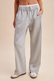 Second Layer Waist Detail Sweatpants in Grey - product photo 1
