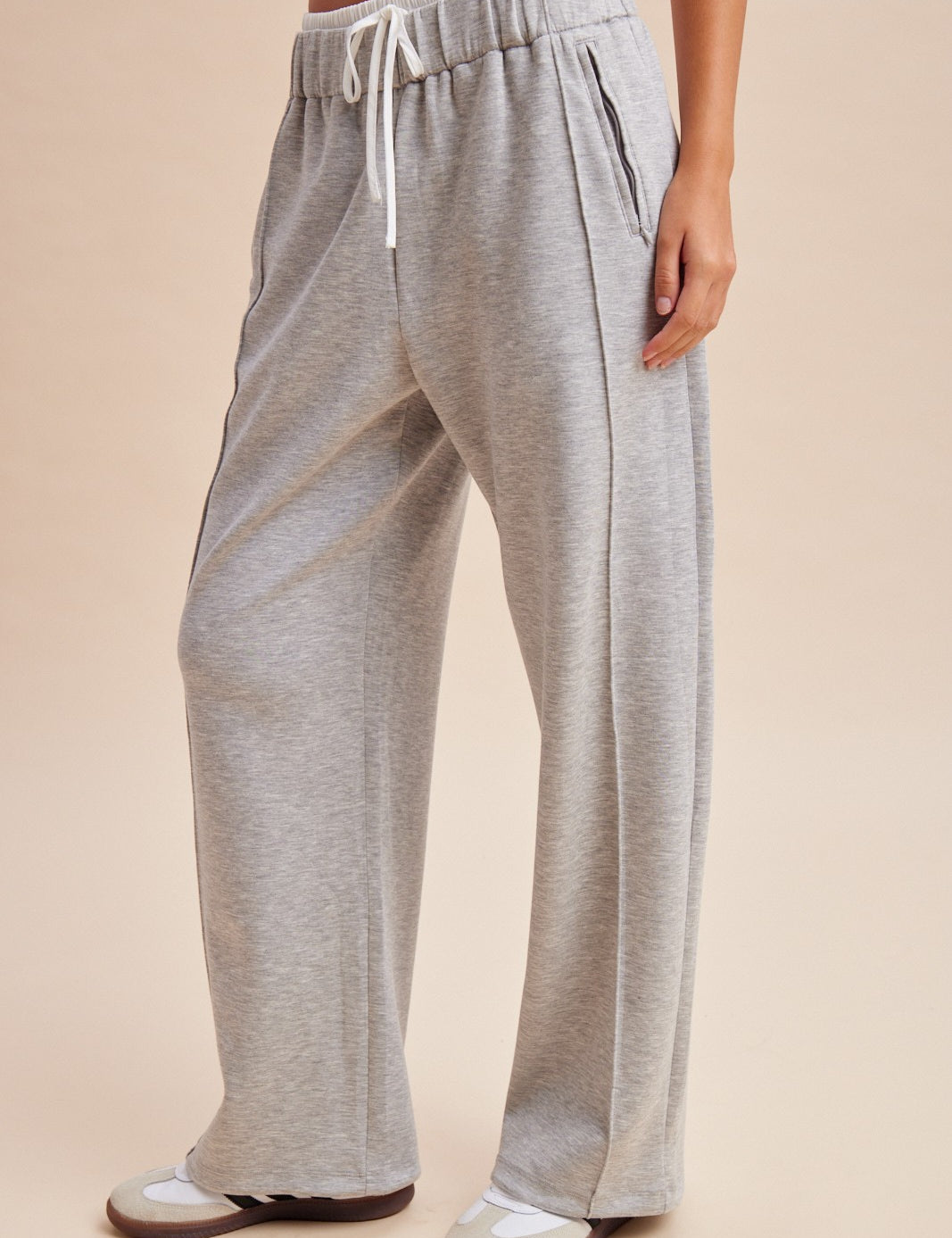 Second Layer Waist Detail Sweatpants in Grey - product photo 2