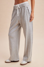Second Layer Waist Detail Sweatpants in Grey - product photo 2