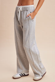Second Layer Waist Detail Sweatpants in Grey - product photo 3