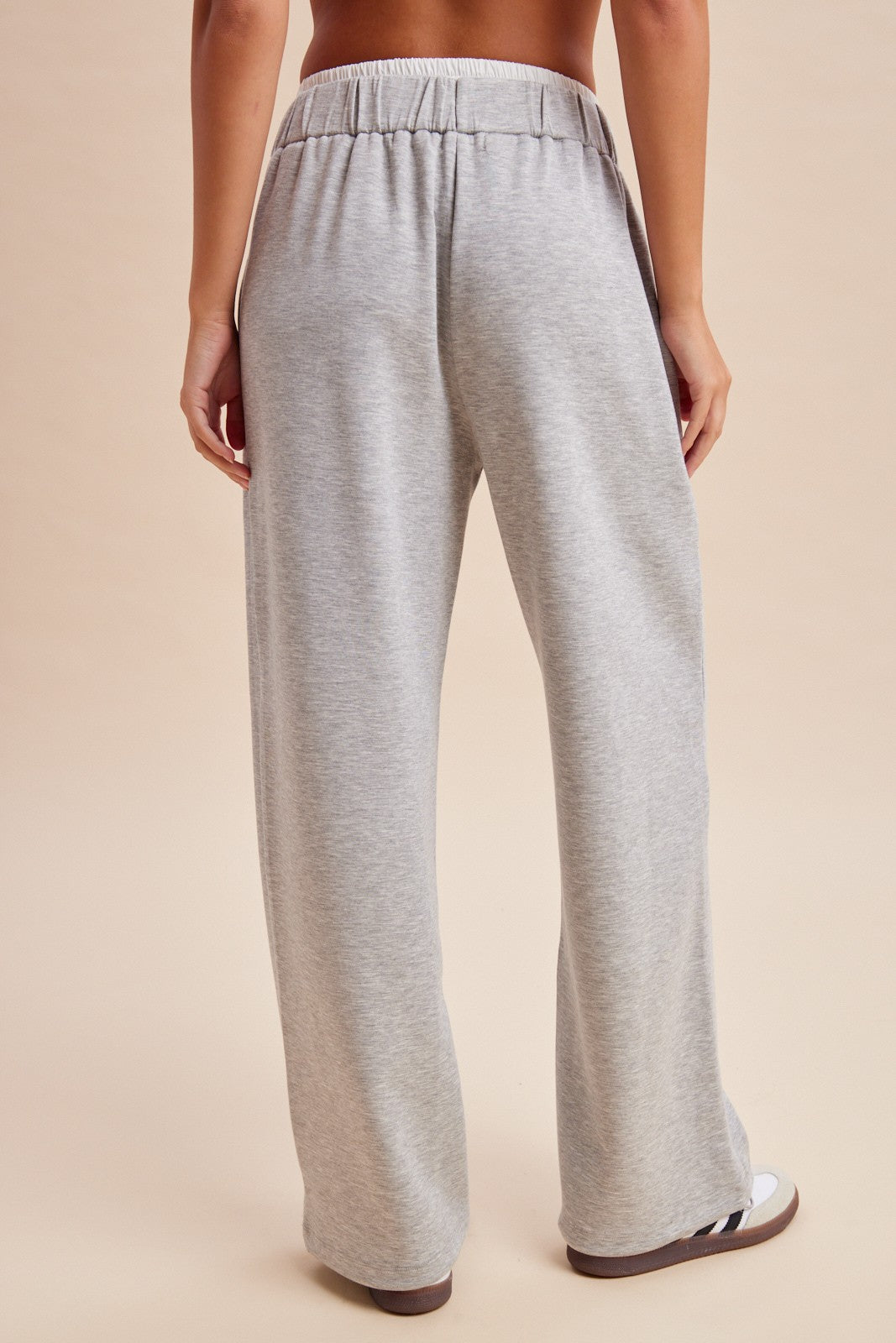 Second Layer Waist Detail Sweatpants in Grey - product photo 4