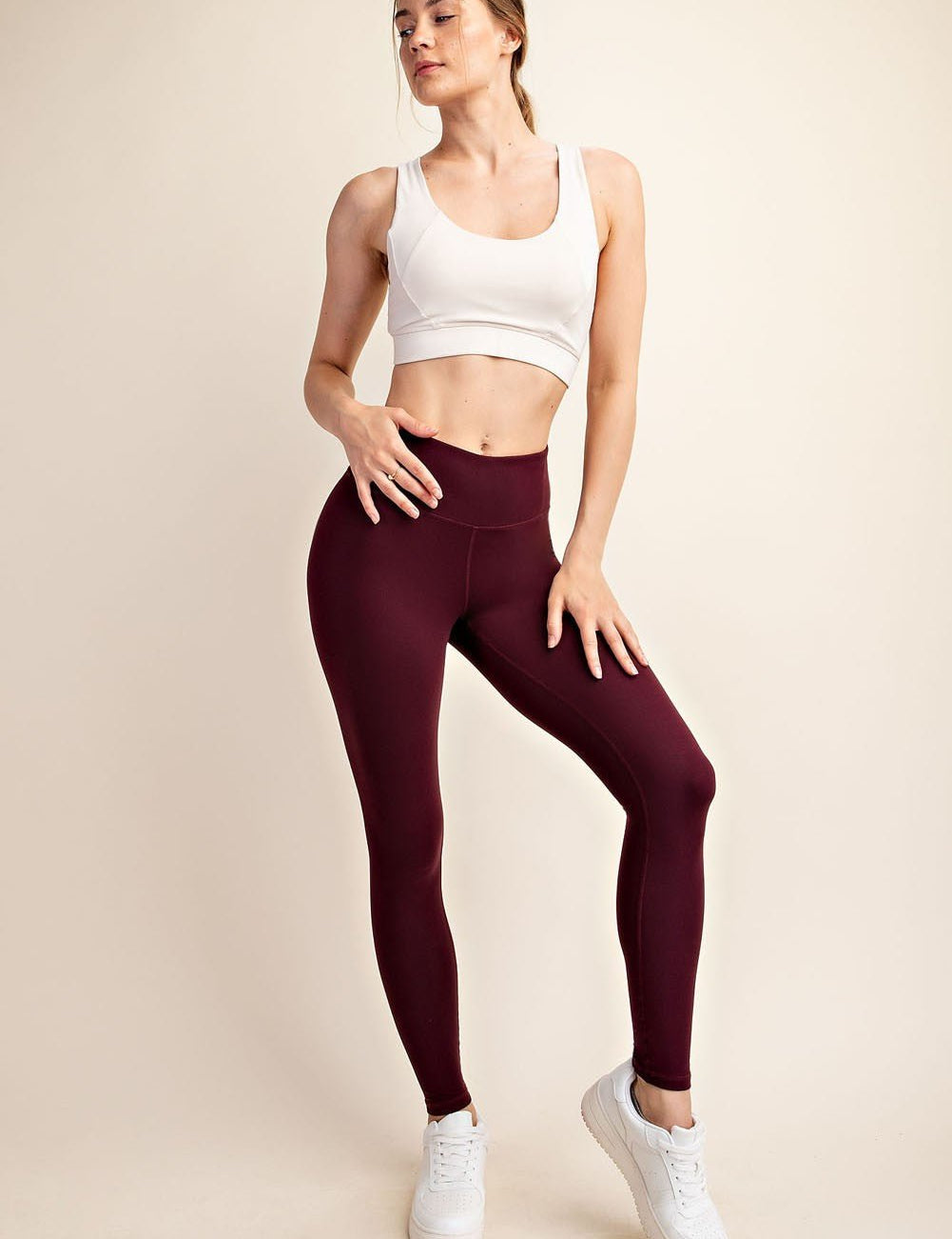 Second Nature High Rise Stretch Leggings - Westly