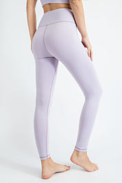 Second Nature High Rise Stretch Leggings in Lavender, photo 1