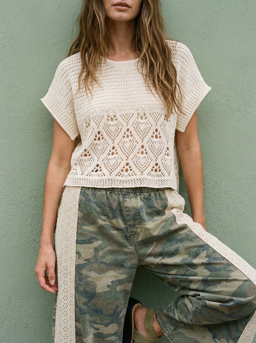 Sedona Flower Crochet Top - Westly