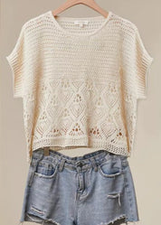 Sedona Flower Crochet Top - Westly