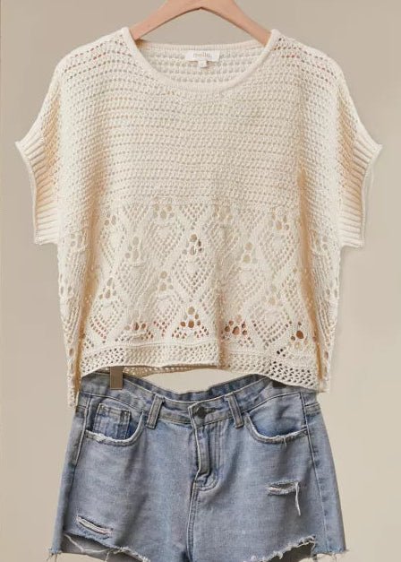 Sedona Flower Crochet Top - Westly
