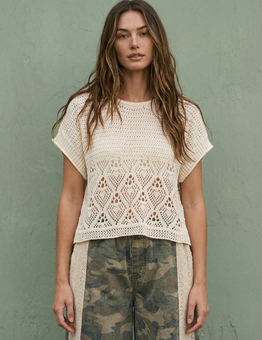 Sedona Flower Crochet Top - Westly