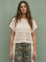Sedona Flower Crochet Top - Westly